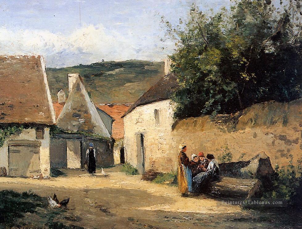 jacob coin de village Camille Pissarro Peintures à l'huile